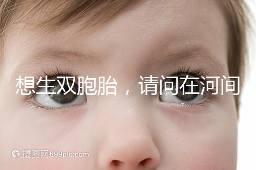 想生雙胞胎，請問在河間市有醫(yī)院能做試管嬰兒嗎？