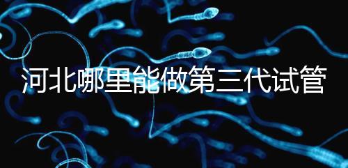 河北哪里能做第三代試管嬰兒?遵化有醫(yī)院能做試管嗎?