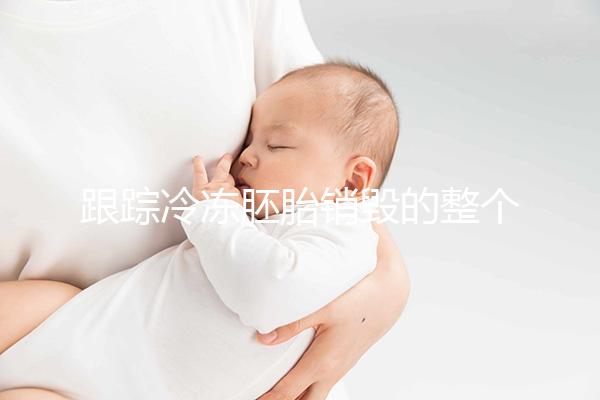 跟蹤冷凍胚胎銷毀的整個過程，簽署知情同意書只是第一步